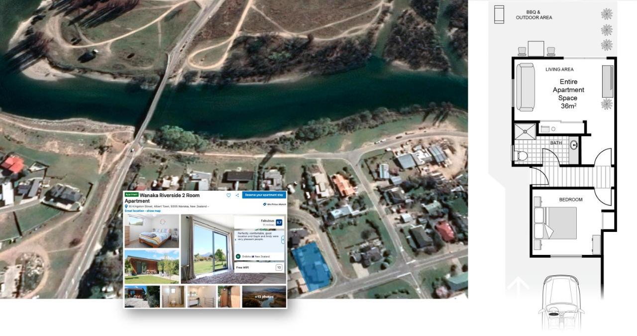 Wanaka Riverside 1 Bedroom Apartment 外观 照片